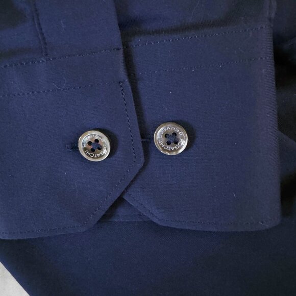 Bugatchi OoohCotton® Solid Button-Up Shirt Mens L Stretch Capsule Luxury Tech - Picture 6 of 16